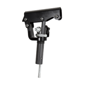 Handpumpsenhet för hydraulsystem med svart handtag och hydraulslang, enkelverkande utförande